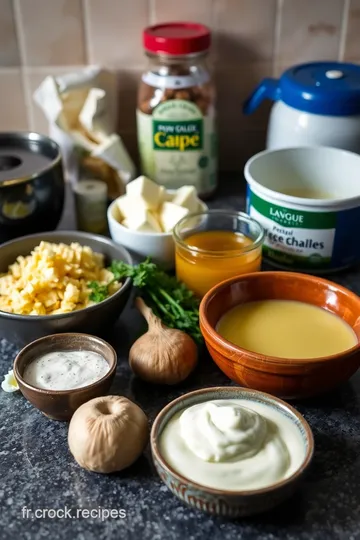 Sauce aux Cèpes : Un Velouté Terroir ingredients