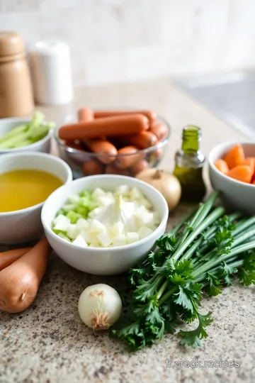 Saucisse Fumée à la Française : Un Festin de Saveurs ingredients