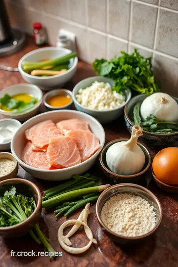 Saumon aux Épinards et Crème Fraîche : L' Essence de la Cuisine Française ingredients