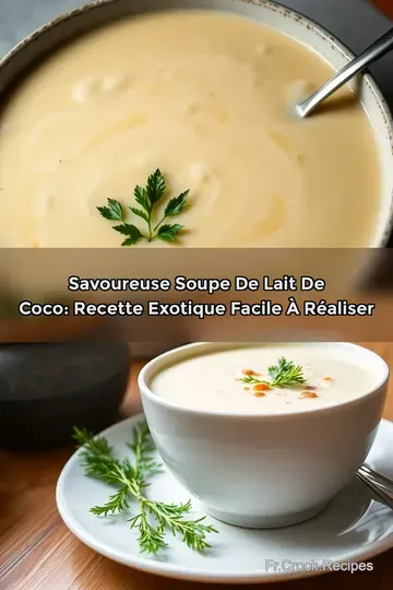 Savoureuse Soupe de Lait de Coco: Recette Exotique Facile à Réaliser