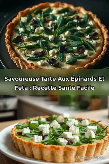 Savoureuse Tarte aux Épinards et Feta : Recette Santé Facile