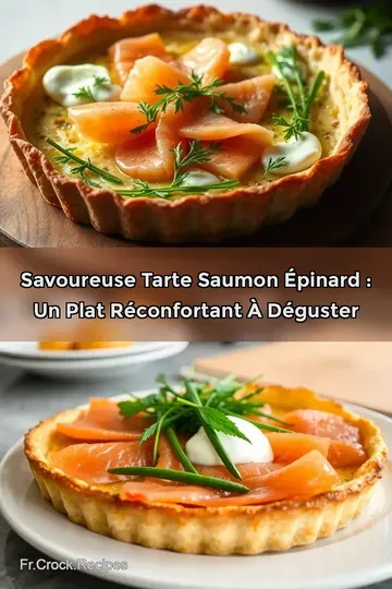 Savoureuse Tarte Saumon Épinard : Un Plat Réconfortant à Déguster