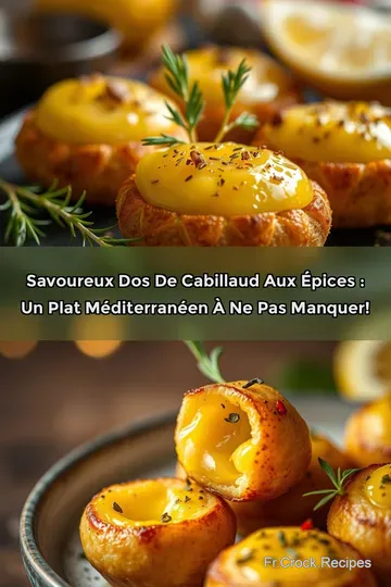 Savoureux Dos de Cabillaud aux Épices : Un Plat Méditerranéen à Ne Pas Manquer!