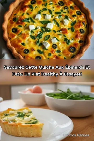 Savourez cette Quiche aux Épinards et Feta: Un Plat Healthy à Essayer!
