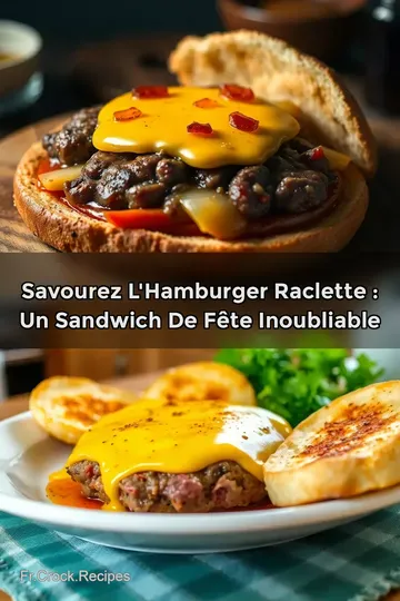 Savourez l' Hamburger Raclette : Un Sandwich de Fête Inoubliable