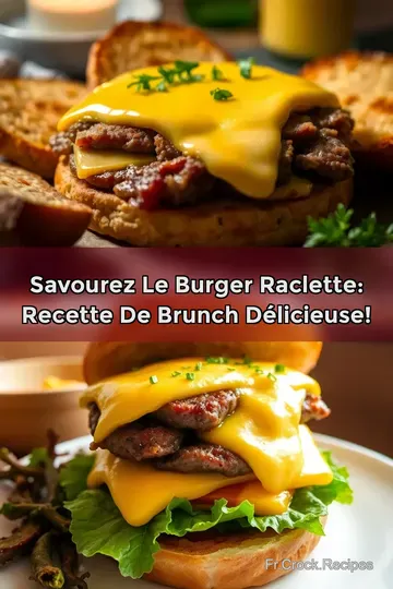 Savourez le Burger Raclette: Recette De Brunch Délicieuse!