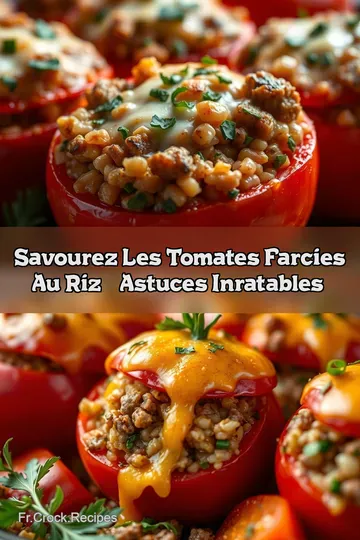 Savourez les Tomates Farcies au Riz: 5 Astuces Inratables!