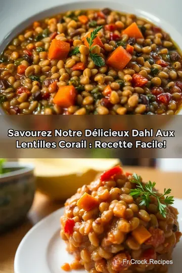 Savourez notre Délicieux Dahl aux Lentilles Corail : Recette Facile!