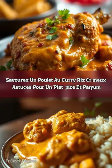 Savourez un Poulet au Curry Riz Crémeux : Astuces pour un Plat Épice et Parfumé