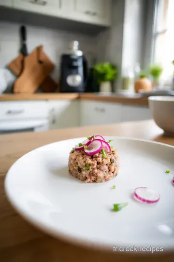 Tartare de Radis Blue Meat Crème Subtile et Herbes Fraîches steps