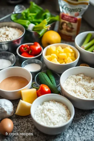 Tarte au Légumes du Soleil : le Goût de l' Été dans votre Assiette ingredients