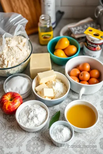 Tarte au Nectarine Paradisiaque ingredients