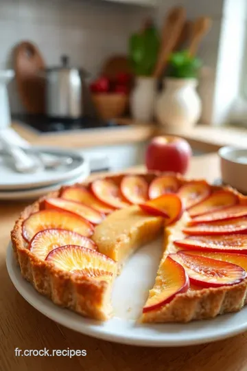 Tarte au Nectarine Paradisiaque steps
