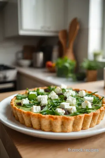 Tarte aux Épinards Fresques et Fromage de Chèvre steps