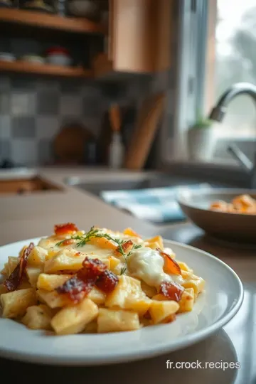 Tartiflette Savoyarde : La Quiche Montagnarde steps