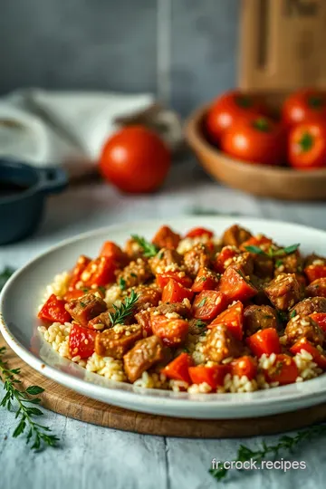 Tomates Farcies à la Provençale presentation