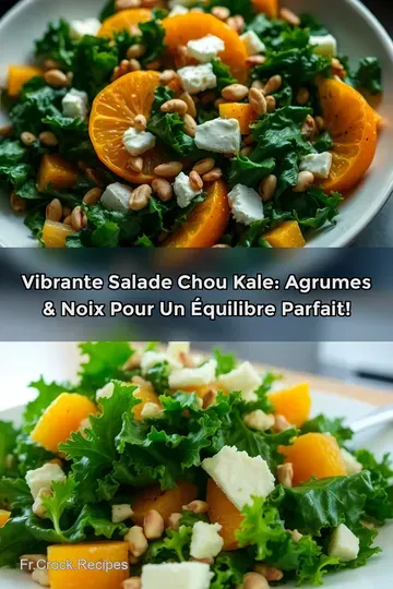 Vibrante Salade Chou Kale: Agrumes & Noix pour un Équilibre Parfait!