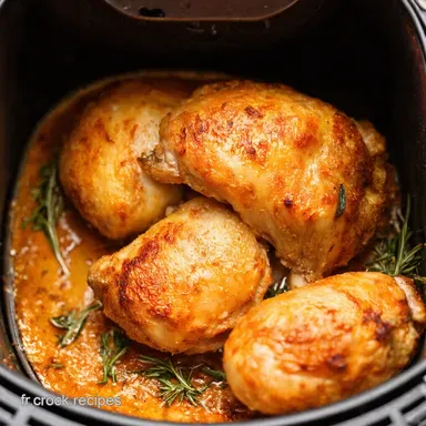 Recettes Air Fryer Ailes de Poulet Croustillantes aux Herbes Fiche recette