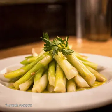 Asperges Blanches &agrave; la Flamande Mon Secret Printanier Fiche recette