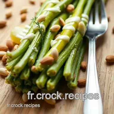 Cuisson asperges vertes facile: Beurre Noisette & Amandes! Fiche recette