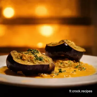 Recettes Aubergines Farcies M&eacute;diterran&eacute;ennes Un D&eacute;lice Ensoleill&eacute; Fiche recette