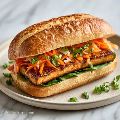 Banh Mi V&eacute;g&eacute;tarien en 25 Minutes Fiche recette