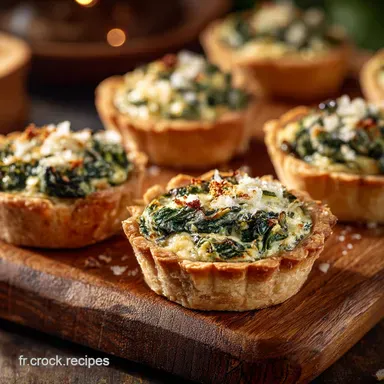 Barquettes Rondes Ch&egrave;vre&Eacute;pinards Tartelettes Ap&eacute;ritif D&icirc;natoire Faciles Fiche recette
