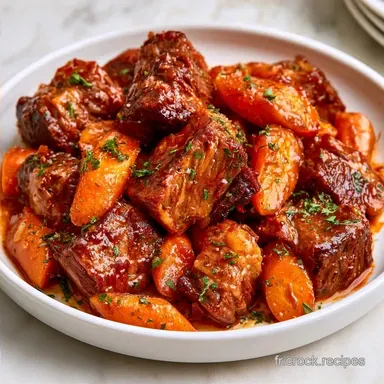 C&ocirc;tes Brais&eacute;es au Vin pour 4 Personnes