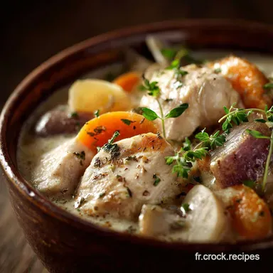 Blanquette de Poulet L&eacute;g&egrave;re La Recette GrandM&egrave;re All&eacute;g&eacute;e et Velout&eacute;e