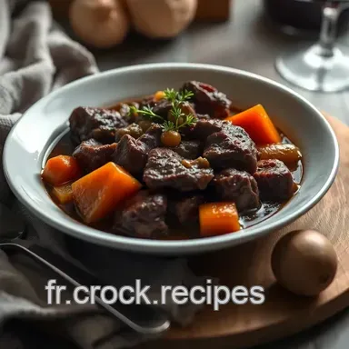 Le Boeuf Bourguignon Traditionnel : Mon Recette Inratable Fiche recette