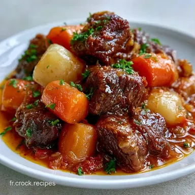 B&oelig;uf Mijot&eacute; Cor&eacute;en au Gochujang Fiche recette