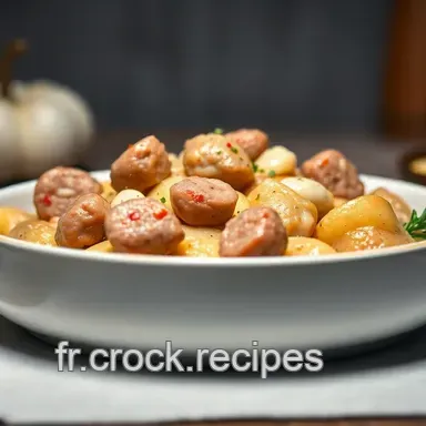 Boudins Blanc Accompagnement : Recette Confort avec Pommes Caram&eacute;lis&eacute;es