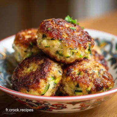 Boulettes aux flocons davoine et courgette La recette v&eacute;g&eacute;tale facile Fiche recette