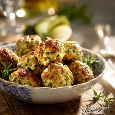 Boulettes Courgettes Flocons dAvoine Recette V&eacute;g&eacute;tale Moelleuse Facile Fiche recette