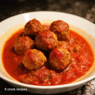Recette Viande Hach&eacute;e Facile Boulettes Sauce Tomate Comme Chez Maman Fiche recette