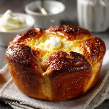 Brioche au yaourt la recette moelleuse et sans p&eacute;trissage facile Fiche recette