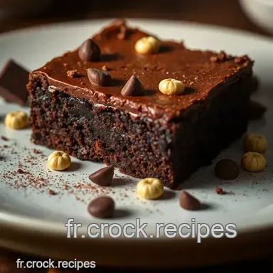 Brownie fa&ccedil;on chocolat de Duba&iuml; : Le Go&ucirc;t du Luxe Facile! Fiche recette