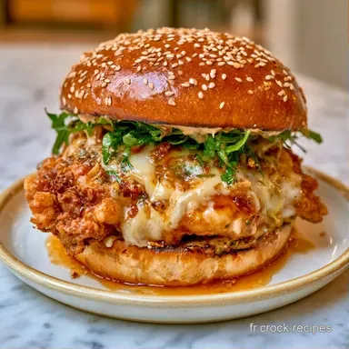 Burger Poulet Gourmet Croustillant Fiche recette