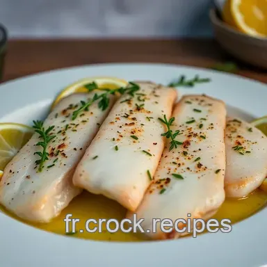 Recette Cabillaud au Citron et Herbes Fra&icirc;ches : Simple et Savoureux