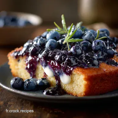 Cake au Yaourt et aux Myrtilles La Recette Facile Moelleuse et Sans Beurre Fiche recette