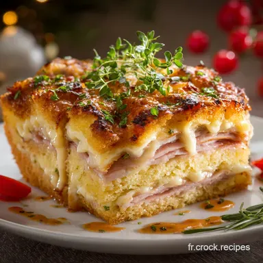 Cake Magique Jambon Comt&eacute; Trois Couches Parfaites et Faciles Fiche recette