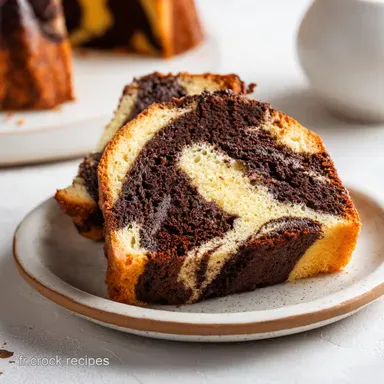 Cake Marbr&eacute; Chocolat: Texture Velout&eacute;e Fiche recette