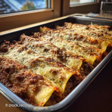 Cannelloni la viande recette du dimanche gratin&eacute;e au Parmigiano Fiche recette