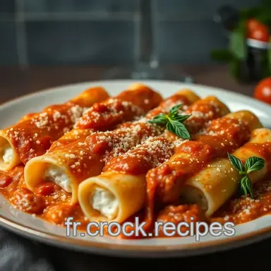 Cannelloni Ricotta &Eacute;pinard: Un D&eacute;lice Italien Facile!