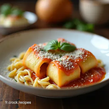 Cannellonis Maison Inratables au Parmesan et Ricotta Cuisine Italienne