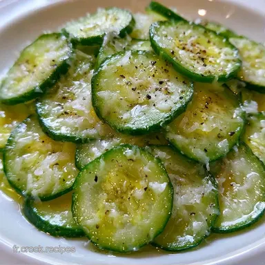 Carpaccio De Courgettes En 10 Minutes Fiche recette