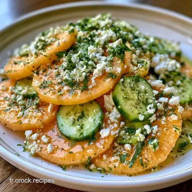 Carpaccio Melon Feta en 15 Minutes Fiche recette