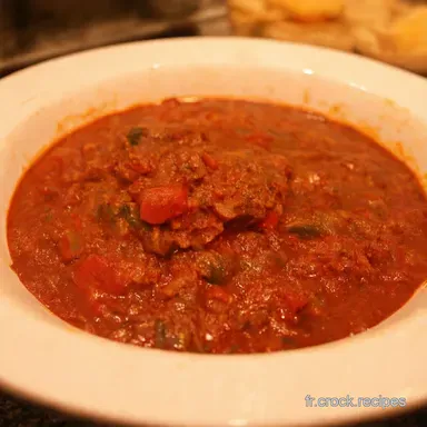 Chili Facile Ma Recette 4 Quart Familiale Fiche recette