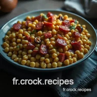 Chorizo et Pois Chiches &agrave; la Proven&ccedil;ale : Un Plat M&eacute;diterran&eacute;en R&eacute;confortant Fiche recette