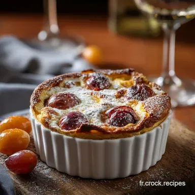 Clafoutis l&eacute;ger aux Mirabelles Recette a&eacute;rienne sans complexe et healthy Fiche recette